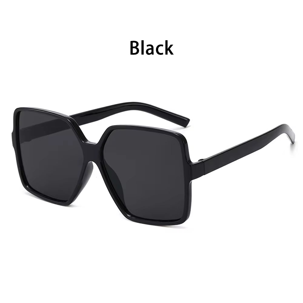 Step up your style with these 1PC Oversized Square Sunglasses for men and women! Featuring a retro big-frame design, UV400 protection, and a lightweight, durable plastic frame. Perfect for outdoor sports, driving, or beach days. Enjoy comfort, fashion, and full UV protection with these stylish sunglasses!