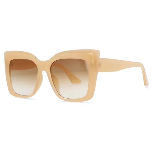 Step up your fashion game with the 53288 Square Oversized Cat Eye Sunglasses for women. These vintage-inspired shades feature UV400 protection, offering both style and eye safety. Perfect for adding a bold touch to any outfit, these brand-designed glasses are a must-have accessory for fashion-forward women.