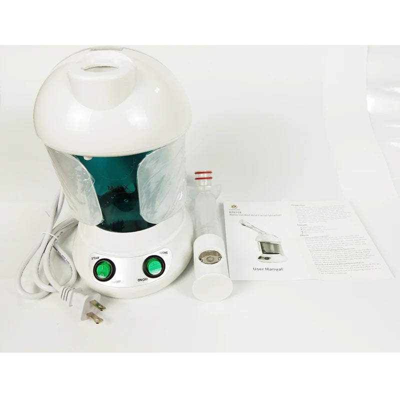 Experience the ultimate spa treatment at home with our Portable Herbal Facial Steamer. Featuring a vacuum mist sprayer, ozone sterilization, and aromatherapy options, this skin care device hydrates, softens, and rejuvenates your complexion. Ideal for deep moisturizing, blackhead removal, and promoting healthy, glowing skin.