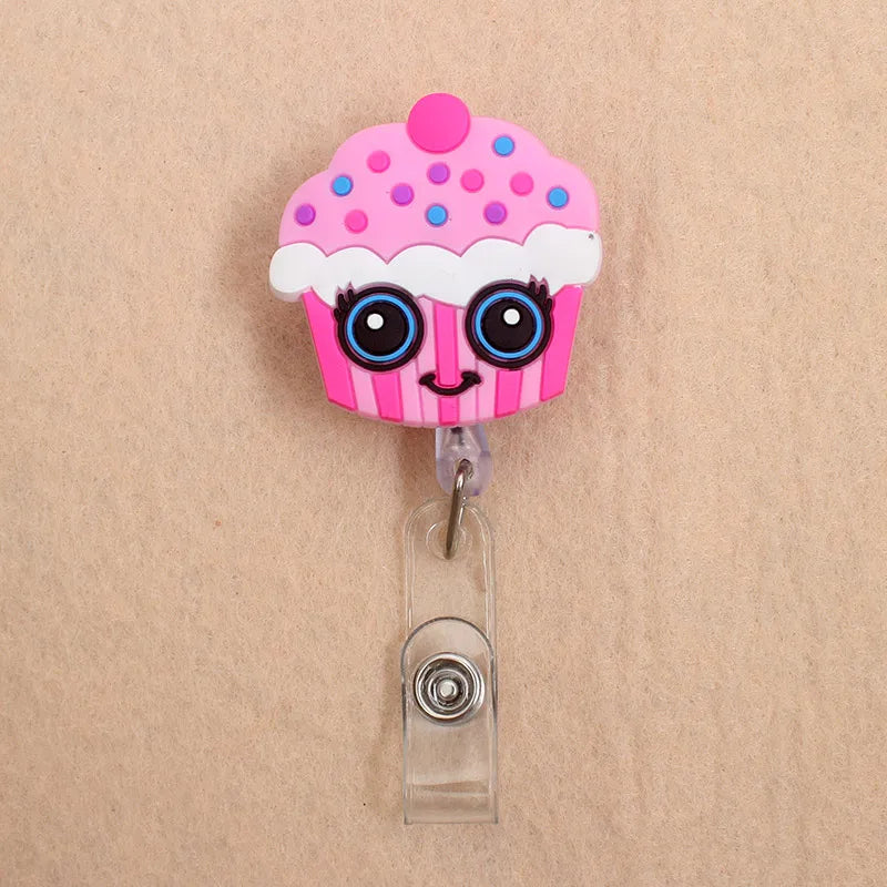 Add fun to your work or school day with this adorable 1PC Donuts & Cake Retractable Badge Reel. Perfect for kids, students, or nurses, it features a durable ABS reel, silica gel clip, and a 60cm retractable length. A cute, practical way to carry your ID or name tag with style!