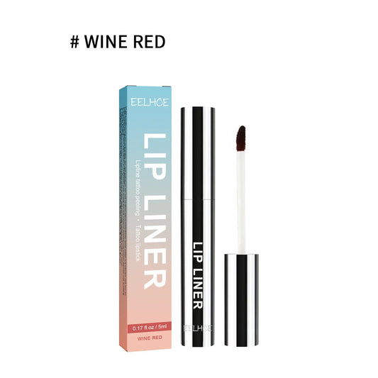 Enhance your lips with the 3 Colors Peel-Off Lip Liner Tattoo! This waterproof, long-lasting lip tint offers a matte finish and non-stick cup formula, perfect for creating defined, sexy red contour lips. Achieve a bold, flawless look all day long with this must-have makeup cosmetic.