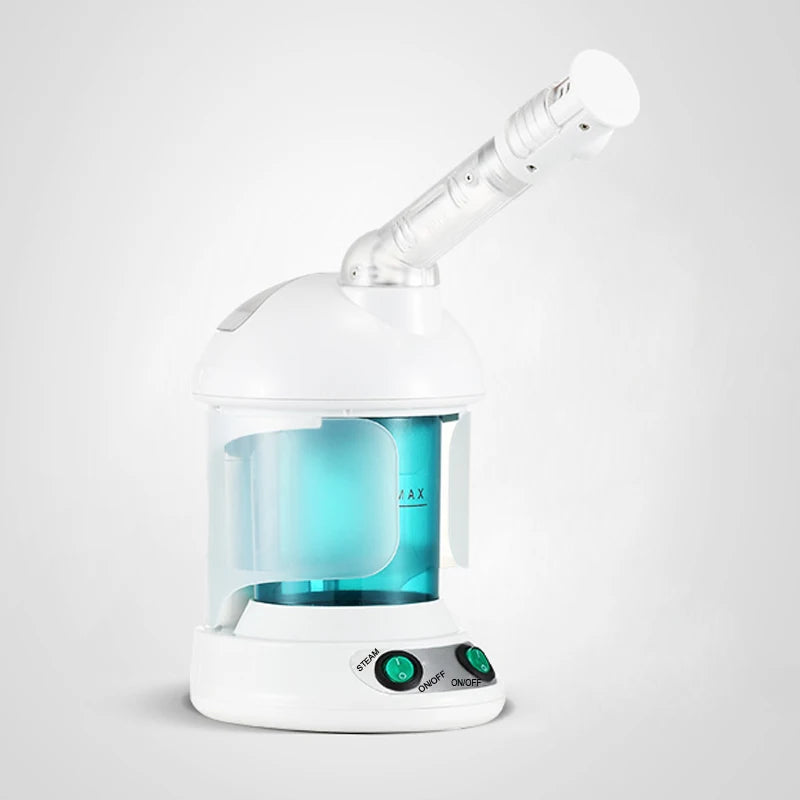 Experience the ultimate spa treatment at home with our Portable Herbal Facial Steamer. Featuring a vacuum mist sprayer, ozone sterilization, and aromatherapy options, this skin care device hydrates, softens, and rejuvenates your complexion. Ideal for deep moisturizing, blackhead removal, and promoting healthy, glowing skin.