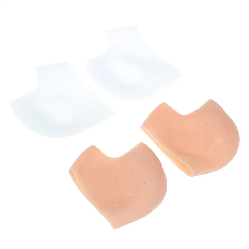 Revitalize your feet with our Silicone Gel Heel Socks! Designed to repair cracked skin, prevent peeling, and relieve heel pain. Made from lightweight, washable medical-grade silicone, these heel protectors offer comfort and support. Available in white and pink, perfect for all foot sizes. Ideal for daily use and foot care.