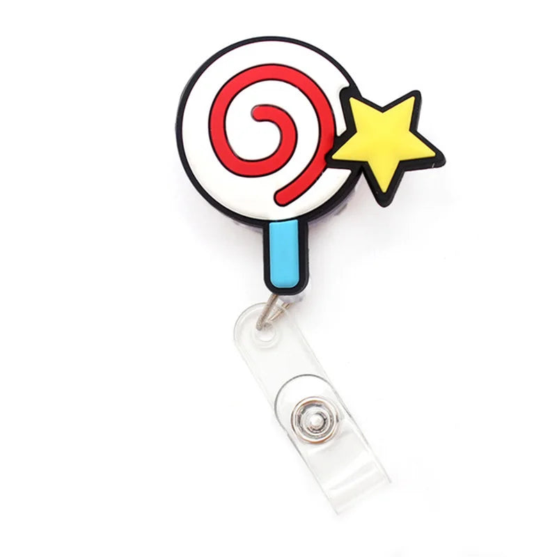 Add fun to your work or school day with this adorable 1PC Donuts & Cake Retractable Badge Reel. Perfect for kids, students, or nurses, it features a durable ABS reel, silica gel clip, and a 60cm retractable length. A cute, practical way to carry your ID or name tag with style!