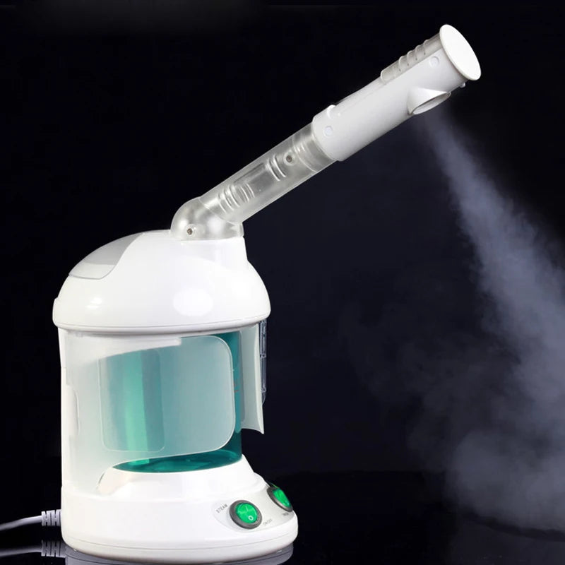 Experience the ultimate spa treatment at home with our Portable Herbal Facial Steamer. Featuring a vacuum mist sprayer, ozone sterilization, and aromatherapy options, this skin care device hydrates, softens, and rejuvenates your complexion. Ideal for deep moisturizing, blackhead removal, and promoting healthy, glowing skin.