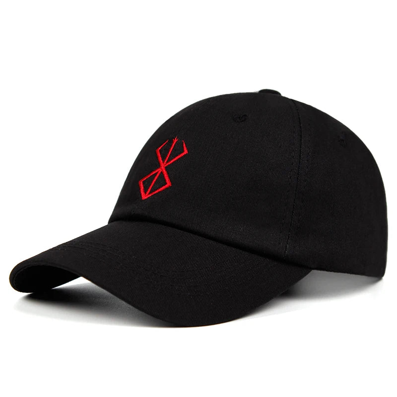 Show your love for the iconic Berserk anime with this 100% cotton Dad Hat! Featuring stylish embroidery and adjustable sizing (54-62cm), this baseball cap is perfect for fans of Kentarou Miura's masterpiece. Fast shipping within 24 hours and drop shipping support available.