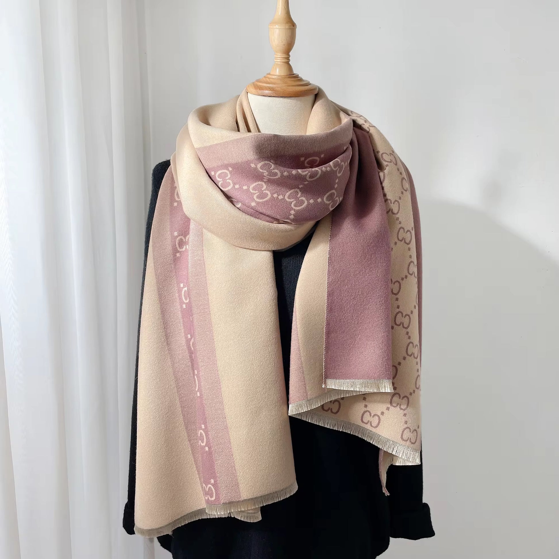 Stay warm and stylish this winter with our Luxury Women's Scarf. Made from soft, cashmere-feel fabric, this double-sided scarf offers both comfort and elegance. Perfect for layering, it’s a must-have accessory for cold weather, adding warmth and luxury to your winter wardrobe.