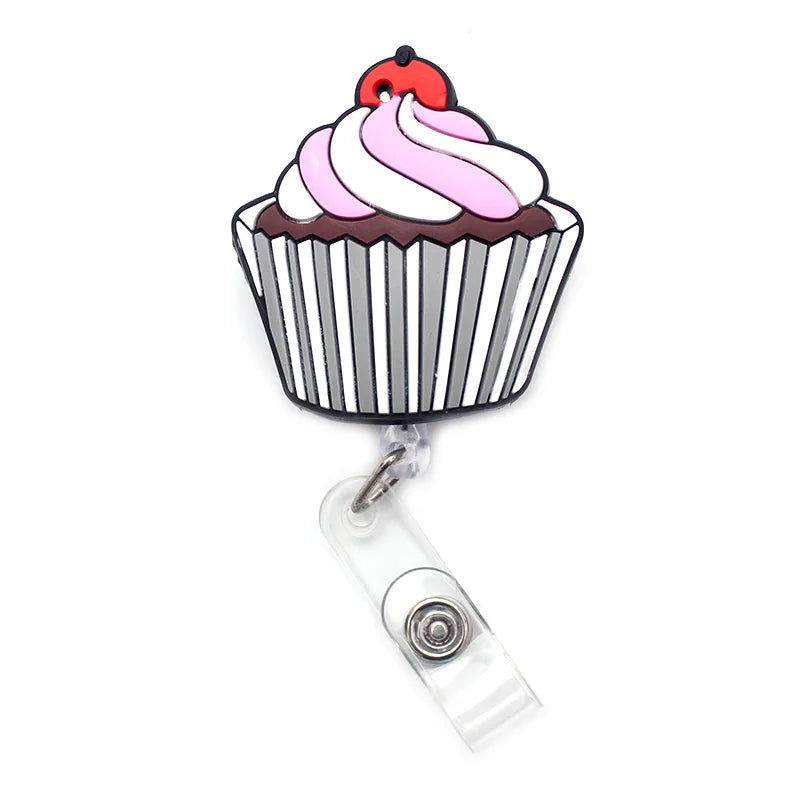 Add fun to your work or school day with this adorable 1PC Donuts & Cake Retractable Badge Reel. Perfect for kids, students, or nurses, it features a durable ABS reel, silica gel clip, and a 60cm retractable length. A cute, practical way to carry your ID or name tag with style!